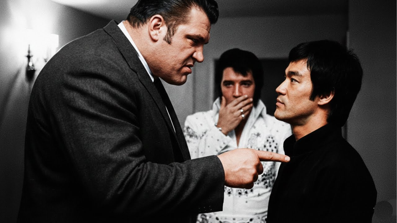 Телохранитель Элвиса Пресли весом 154 кг напал на Брюса Ли в Грейсленде — Король наблюдал за прои...