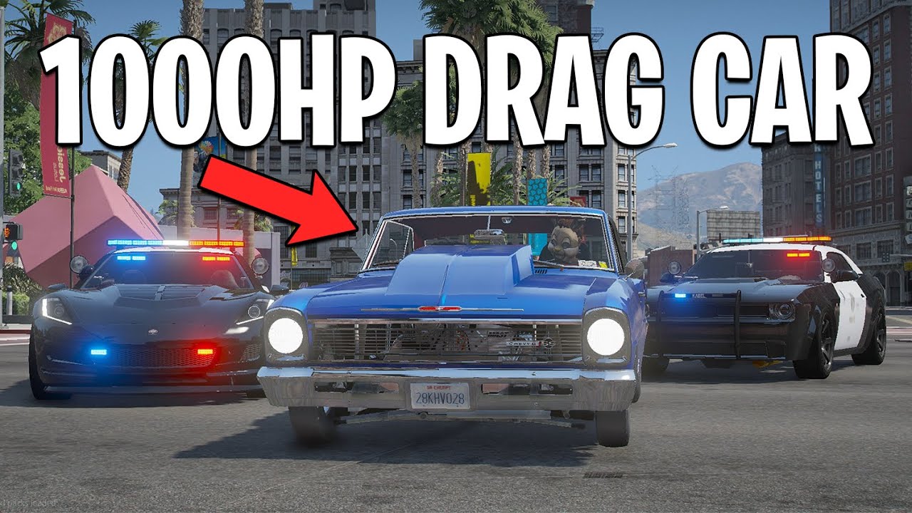 Robbing Banks With 1000HP Drag Car on GTA 5 RP