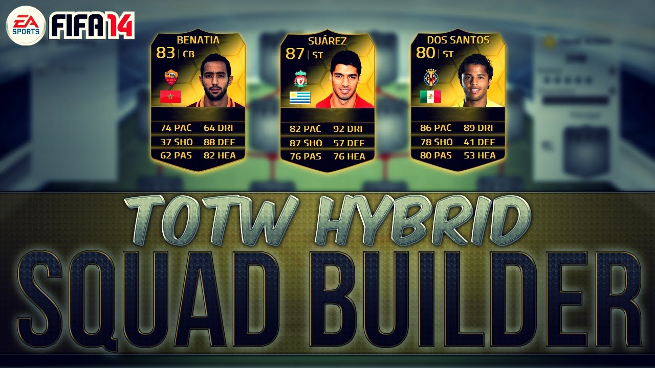 1 MILLION COIN TOTW HYBRID SQUAD BUILDER! w/ IF SUAREZ AND IF DOS SANTOS | FIFA 14 Ultimate Team