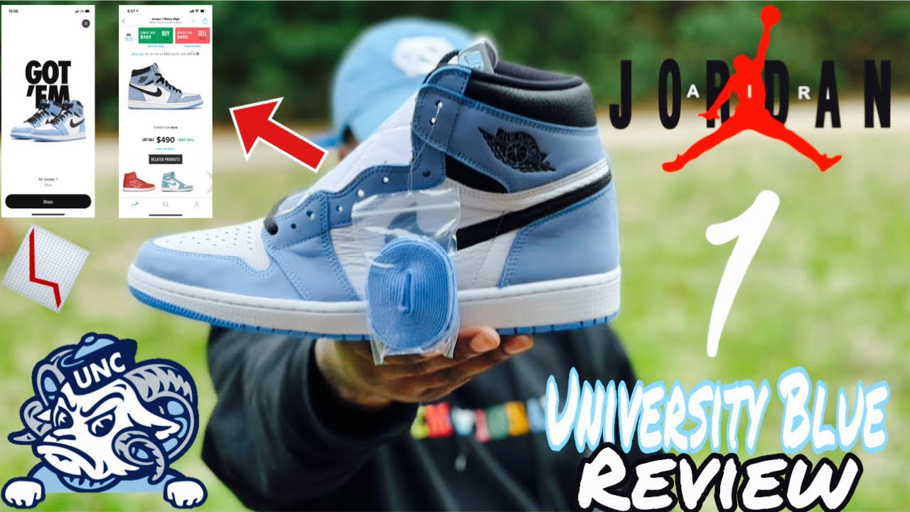 AIR JORDAN 1 UNIVERSITY BLUE REVIEW! INSTANT SELLOUT!!