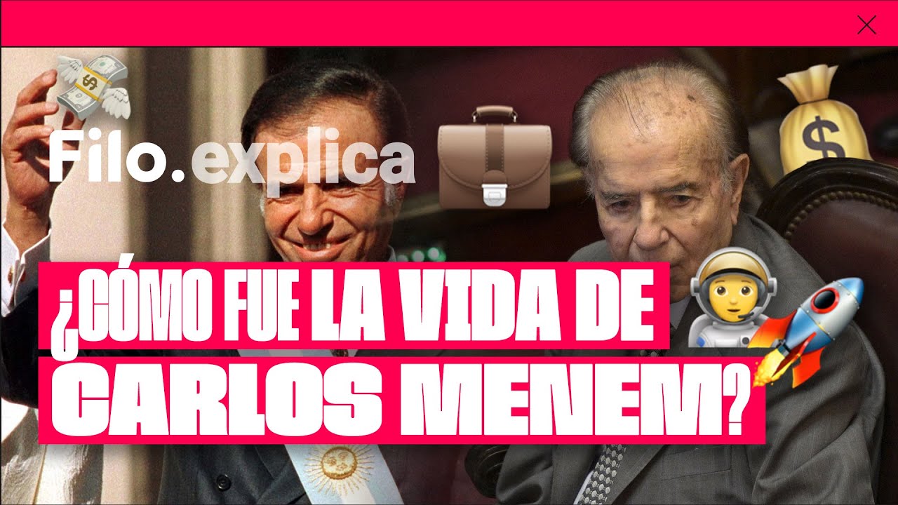 CARLOS MENEM, UN PRESIDENTE EXÓTICO: política, deporte, espectáculo, tragedia, indultos y corrupción