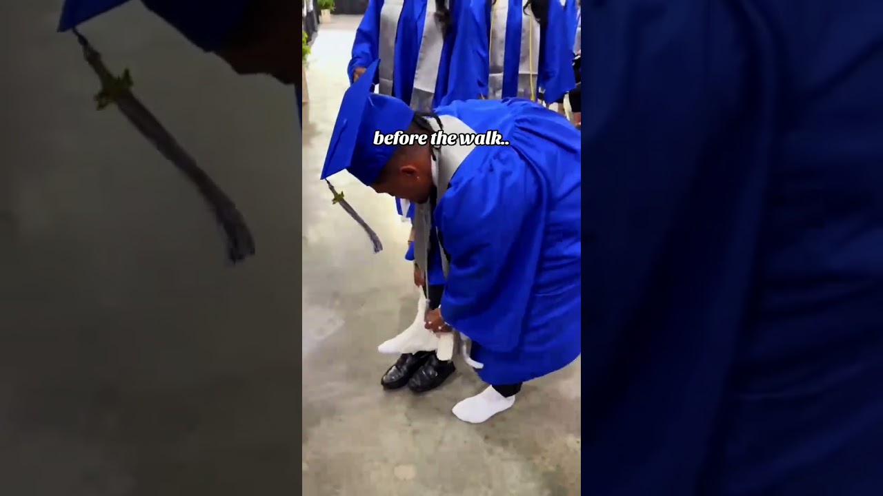 Sortie du moonwalk pendant la remise de dipl&ocirc;me 🎓