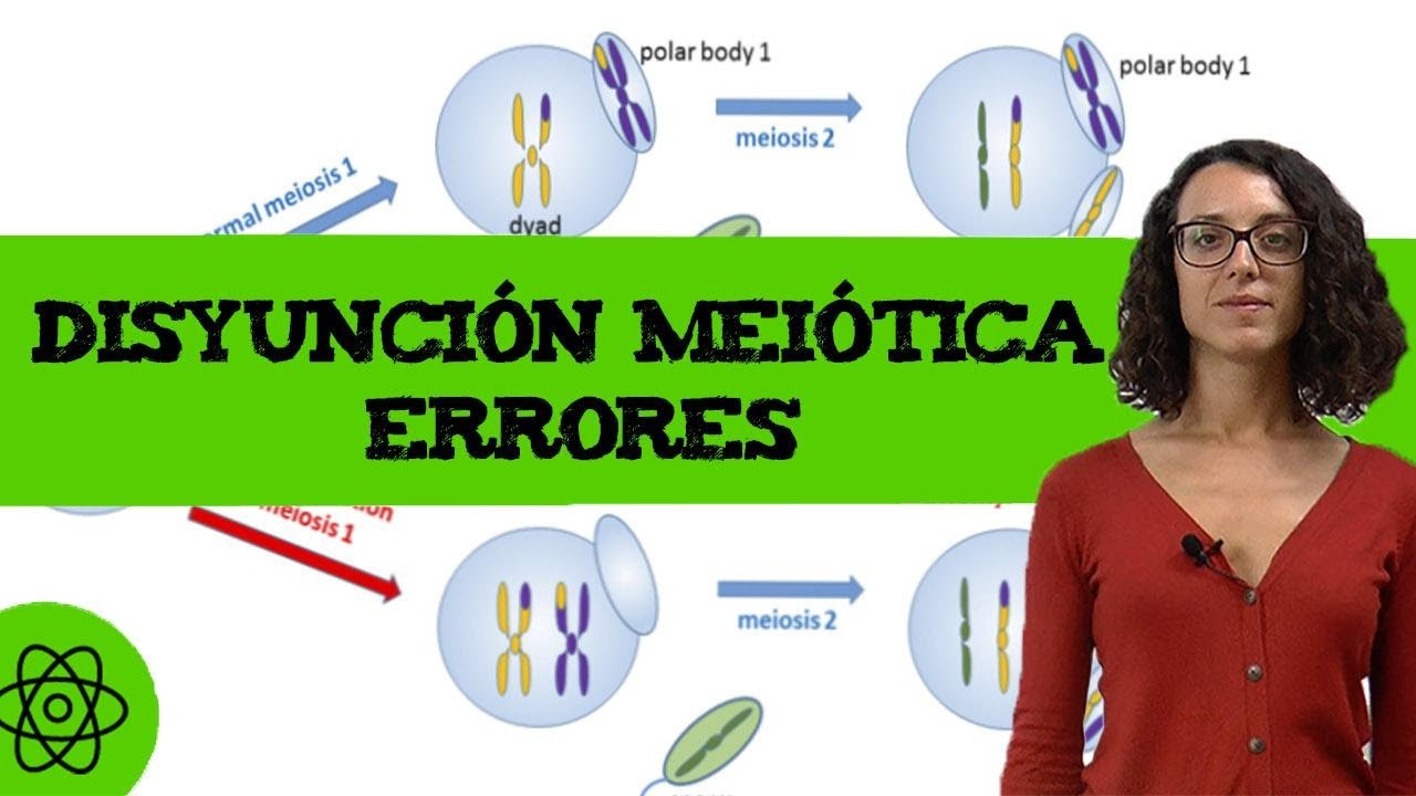 Disyunción meiótica y sus errores 🚫