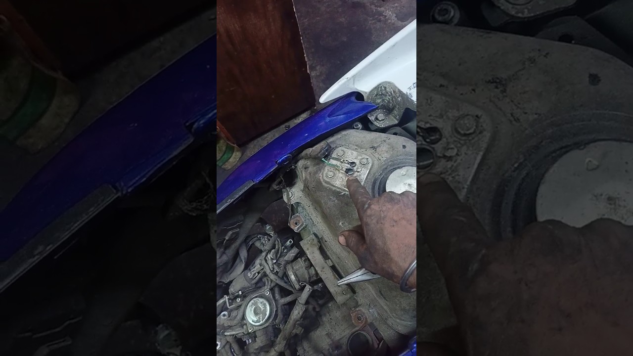 Yamaha# Ray #self# starting motor#short video# YouTube short#jon bike garage