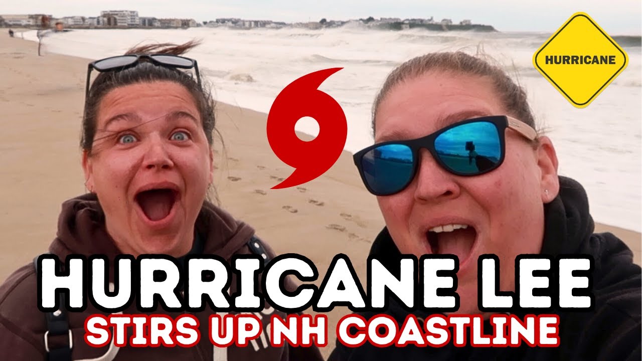 HURRICANE LEE STIRS UP NEW HAMPSHIRE'S COAST | HAMPTON BEACH | ROUGH SURF | DRIVING THE COASTLINE
