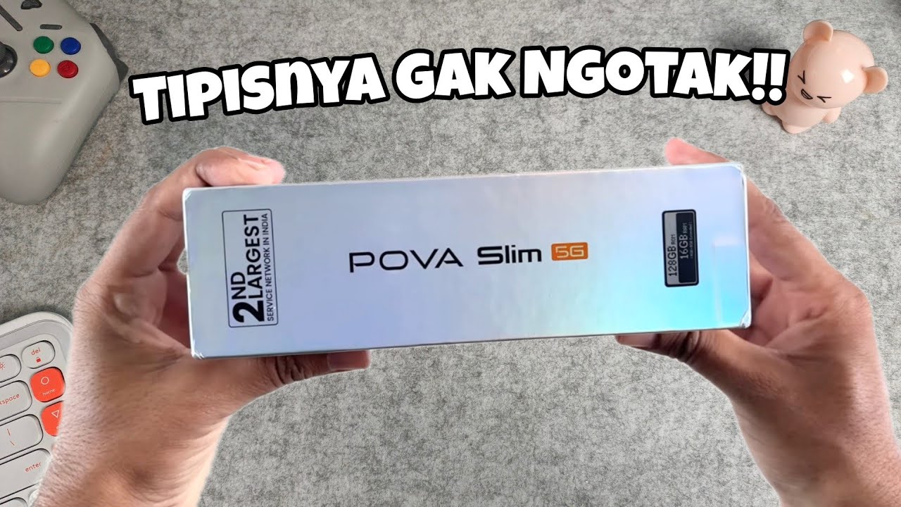 INI HP APA TRIPLEK?? TIPISS BENER!! TECNO POVA SLIM 5G - RP 3 JUTAAN TIPIS, SMOOTH DAN BERTENAGA