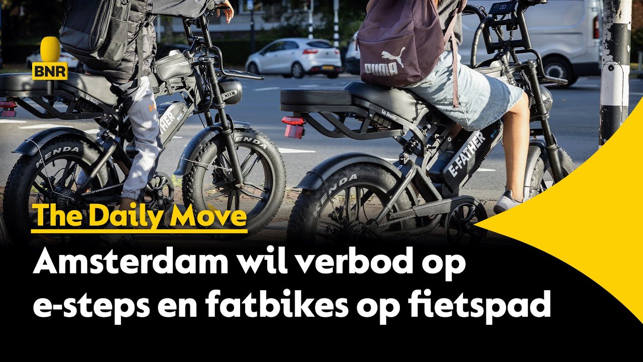 Fatbikes, e-steps, cargo: Amsterdam wil ingrijpen voor het te laat is