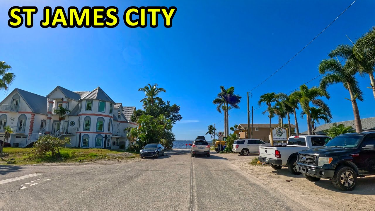 St James City Florida Driving Through