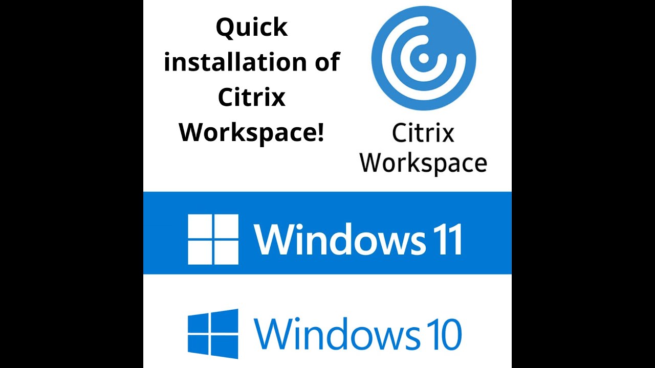 How to install: Citrix Workspace on Windows 11/10 (quick explanation!)