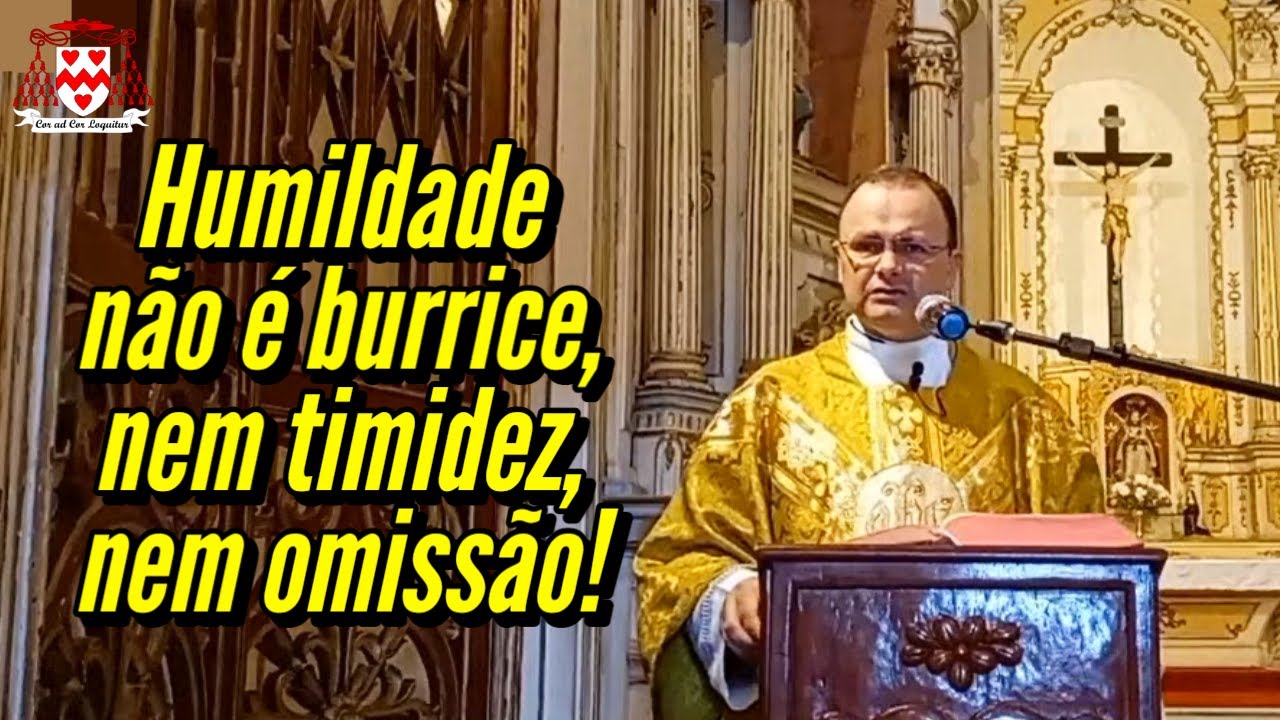 “A humildade é a verdade dos fatos sobre você, não a narrativa distorcida dos fatos” (Pe. Francisco)