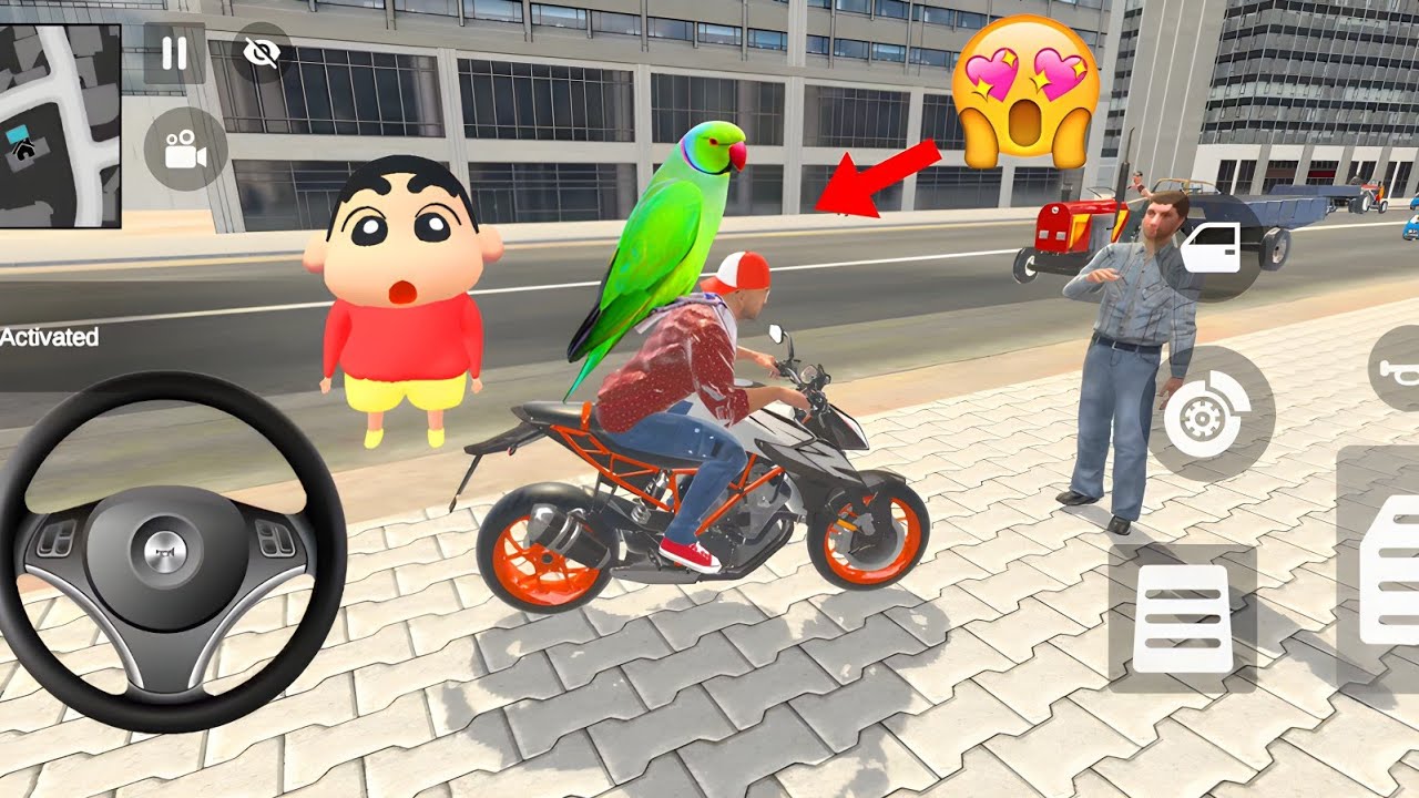 🎬 শিনচান এর টিয়া পাখি🤣🔥 Indian theft auto simulator @Localgamerai #banglagaming