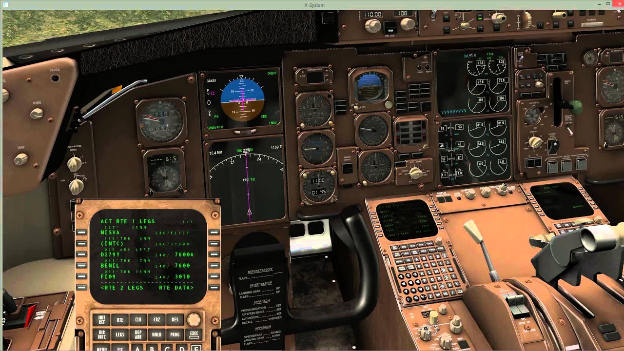X Plane 10 Boeing 757 Prof. LROP to LBSF Cold&Dark Full Run