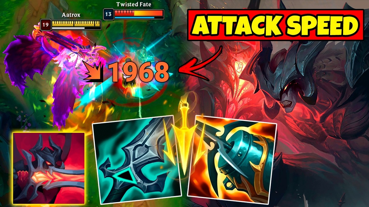 FIZ A BUILD DO AATROX ANTIGO E FICOU INSANO DEMAIS