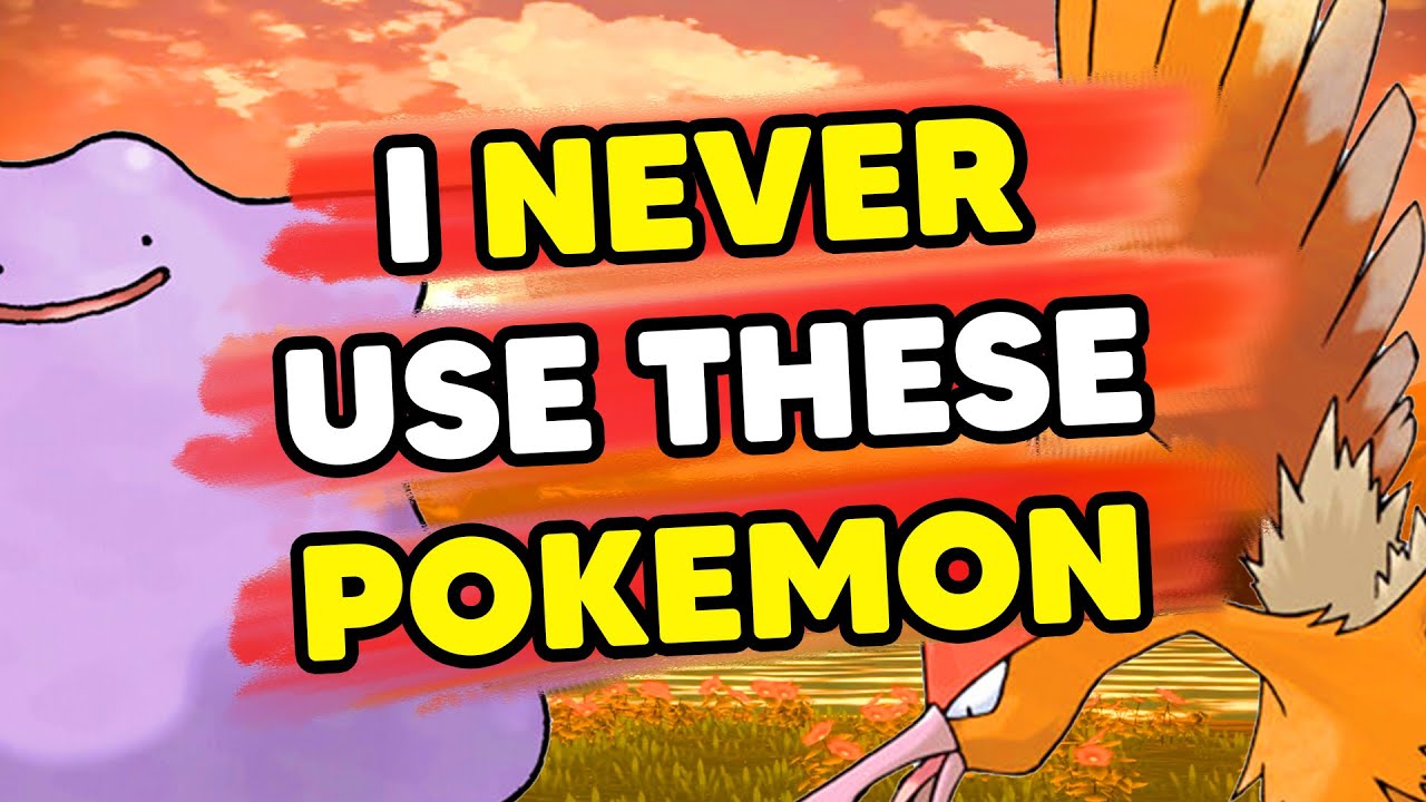 One Pok&eacute;mon I've NEVER USED from Each Generation