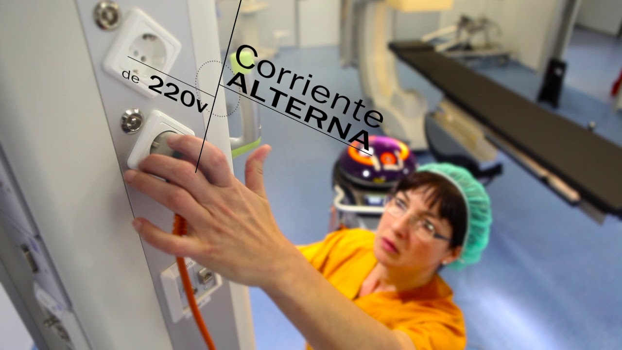 El robot xenex desinfecta con luz UV