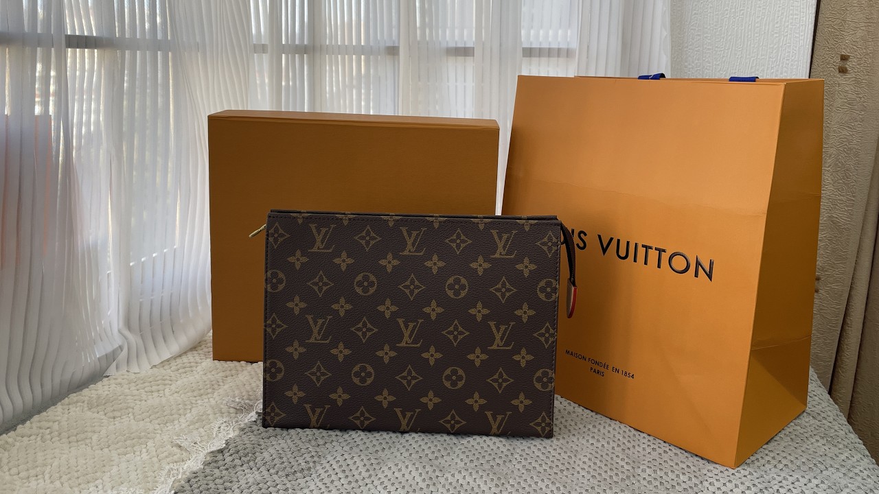Louis Vuitton Poche Toilette 26 M47542 Review #review #bag #unboxing