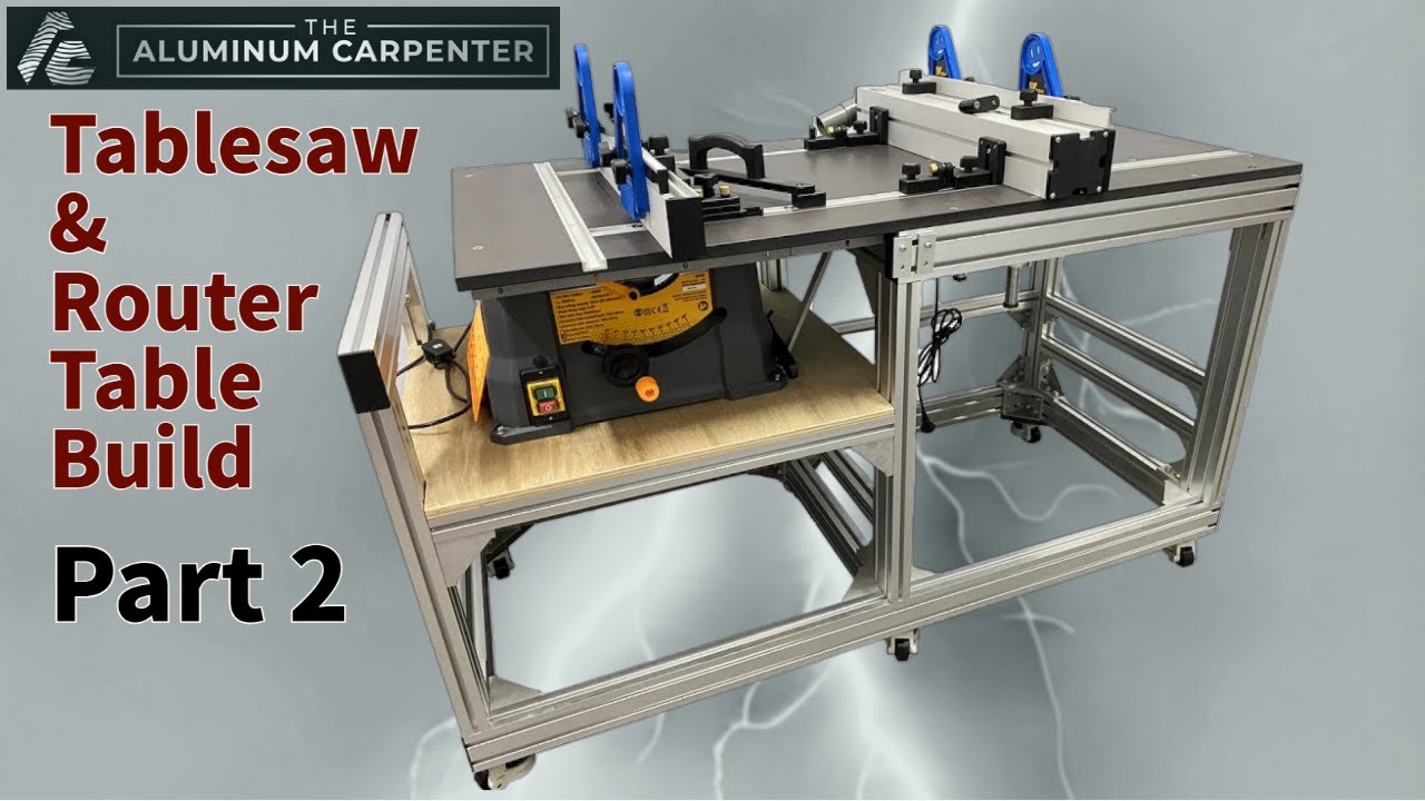 Пильный и фрезерный стол с алюминиевой рамой (Часть 2)