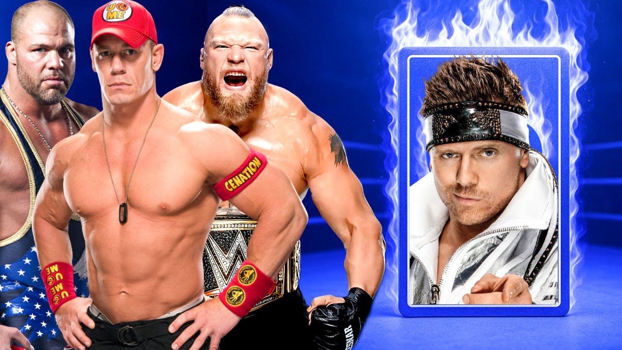 The Real Champ John Cena Brock Lesnar Angle Vs Team Miz WWE 2K25 #6