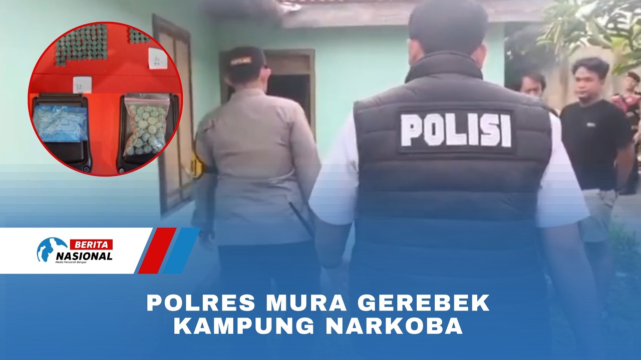Polres Mura Gerebek Kampung Narkob4