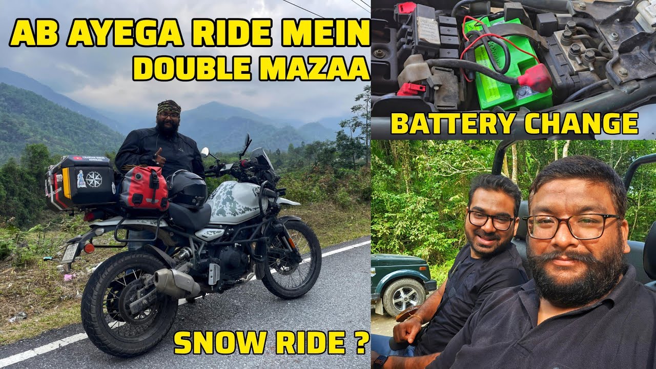 WINTER SPITI SNOW RIDE | AB AYEGA RIDE MEIN DOUBLE MAZAA 