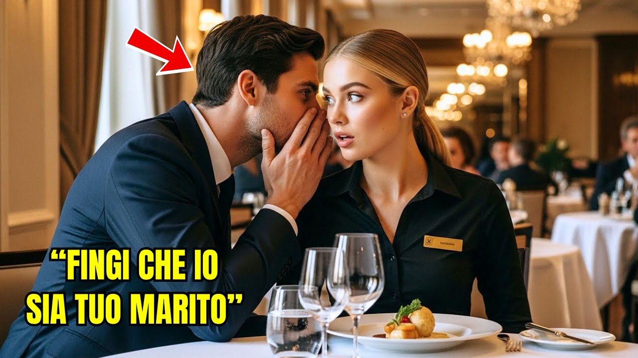 La Cameriera Pranzava Sola L&igrave; Finch&eacute; Il Milionario Arriv&ograve; E Sussurr&ograve;: 'Fingi Che Io Sia Tuo Marito'!