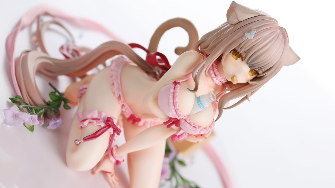 【オリジナルガレキ】猫偽紗ちゃんのガレージキットフィギュアを組み立て塗装する/ Orignal GK Nyagisa painting and assembling