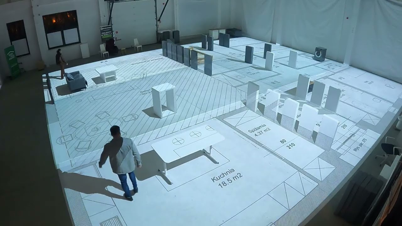 Test projektu domu parterowego 240 m&sup2; z garażem w skali 1:1 | Dream Space Katowice