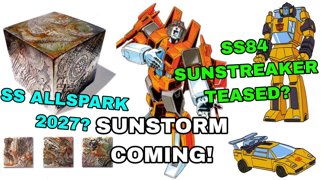 НОВОСТИ! Дизайнеры Transformers намекают на Сансторма! SS 07 Оллспарк? Переработанный SS84 Санстр...