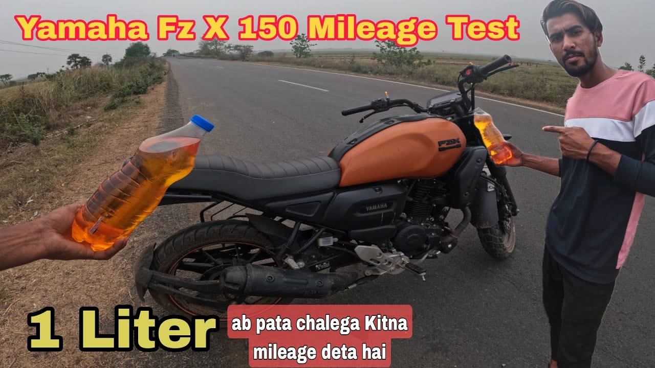 Yamaha fz x 150 mileage test | yamaha fz x bs6 mileage test | mileage of fz x | yamaha FZ x 2023