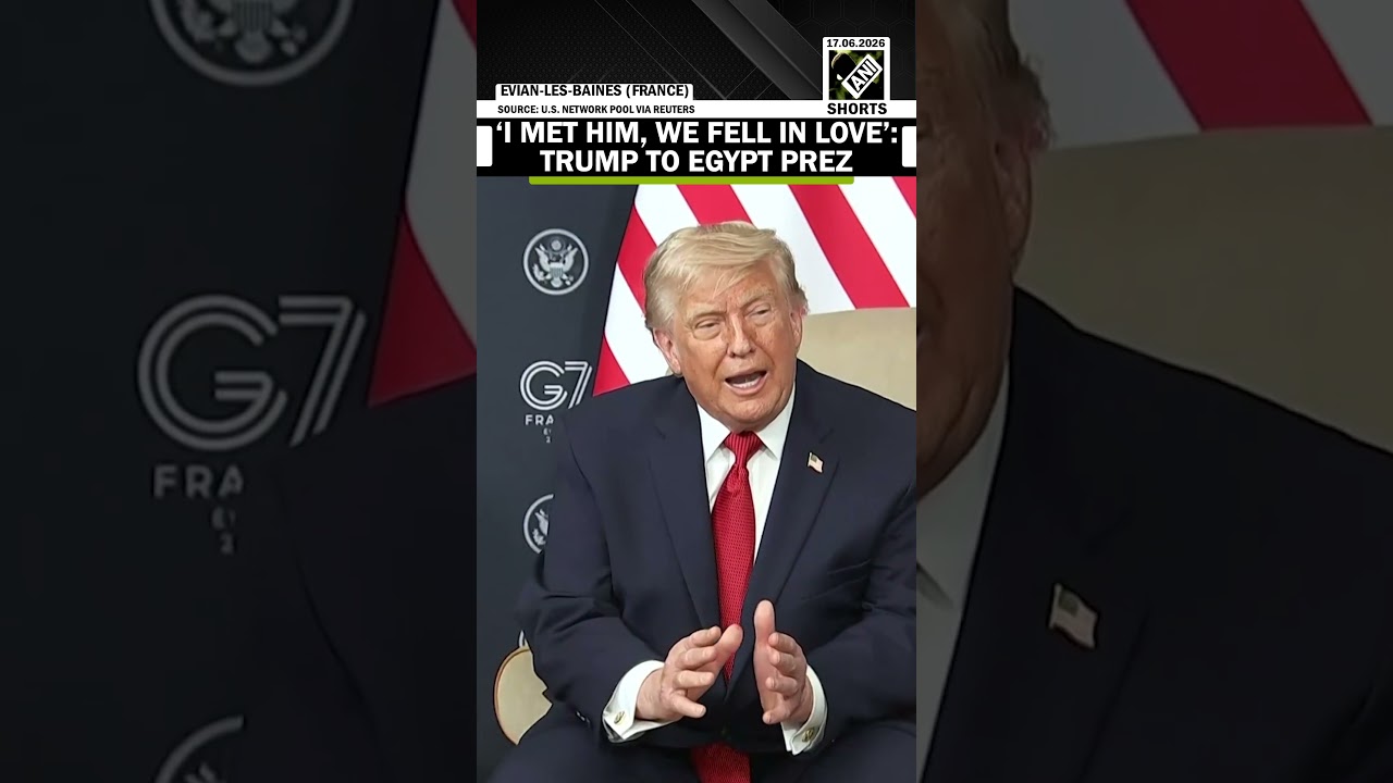 &lsquo;I met him, we fell in love...&rsquo; Trump to Egypt President El-Sisi at G7 Summit in Framce