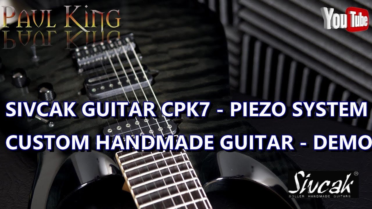 Sivcak Guitar CPK7 -  Custom Handmade Guitar //4K