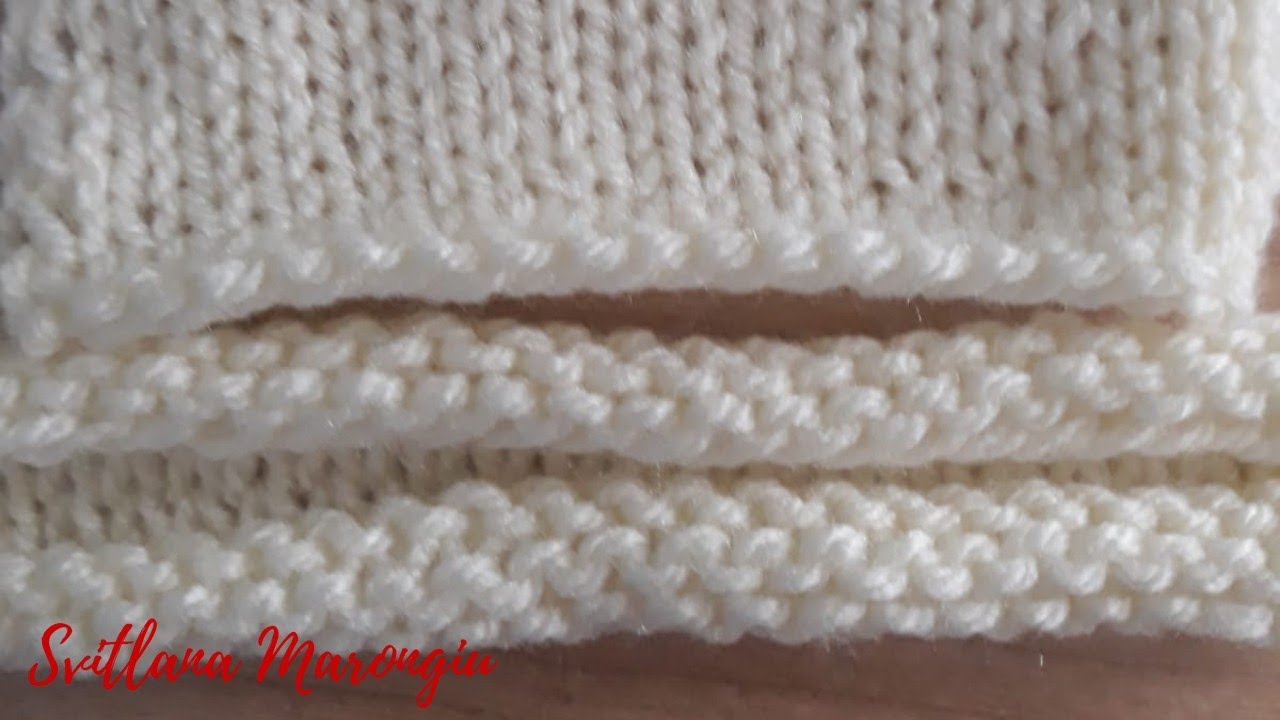 Tutorial Ferri: Come chiudere un lavoro a maglia rasata per non avere il bordo arrotolato