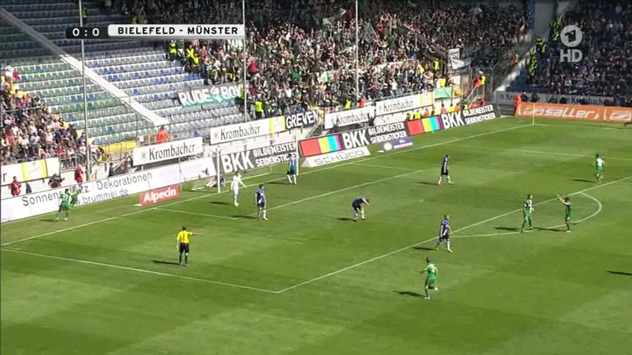 Sportschau: Arminia Bielefeld - Preussen Münster / 18.04.2015