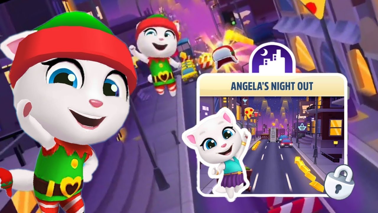 Elf Angela - Talking Tom Gold Run PC Gameplay