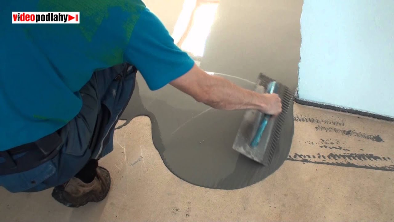 Cementová nivelace na anhydrit, která nemá pnutí na podlahy