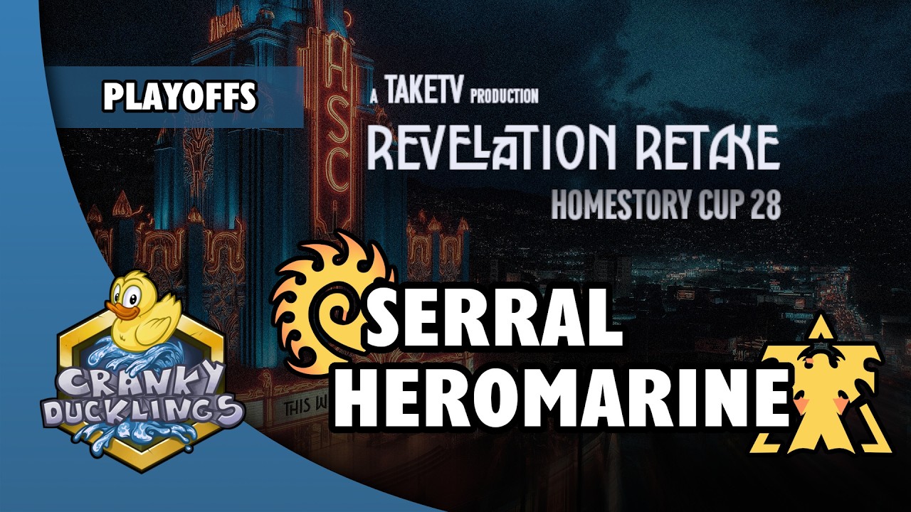 Serral vs HeRoMaRinE - ZvT | HomeStory Cup 28: Playoffs - LB Semifinals | StarCraft 2 Tournament