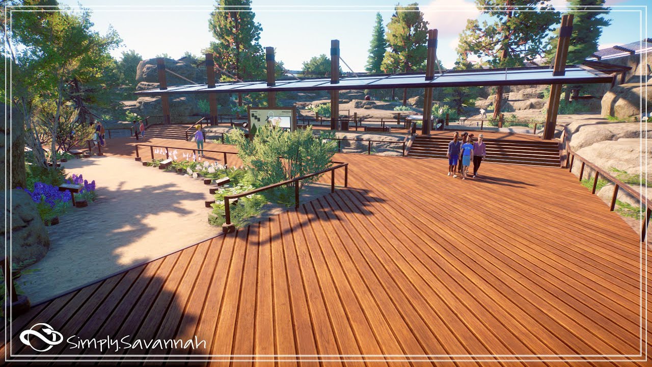 Dall Sheep Habitat - River Rock Zoo | Planet Zoo Speed Build