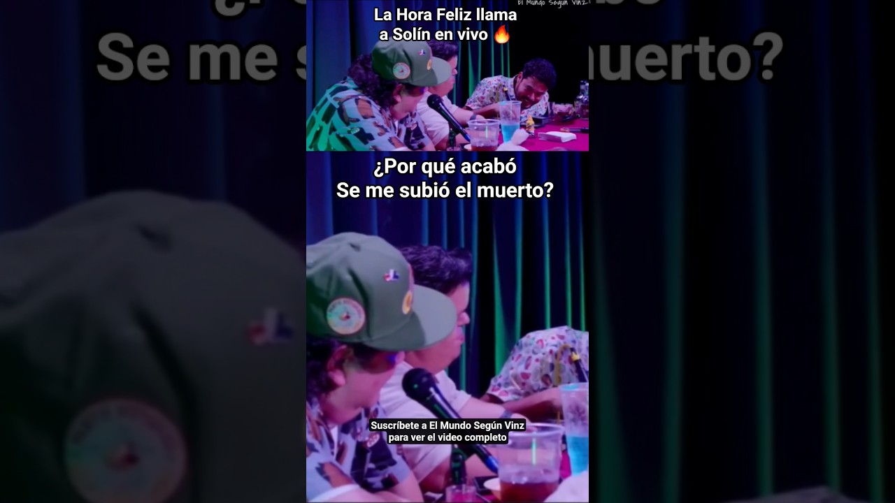 #lahorafeliz llama a #solin y pregunta por #semesubioelmuerto y #alexquiroz #podcast #ivanmendoza