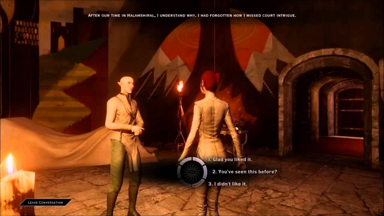 Solas Almost Slips and Gets Called Out