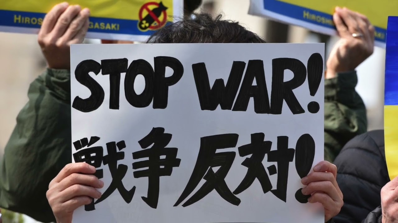 Stop the war in Ukraine, stop all wars!