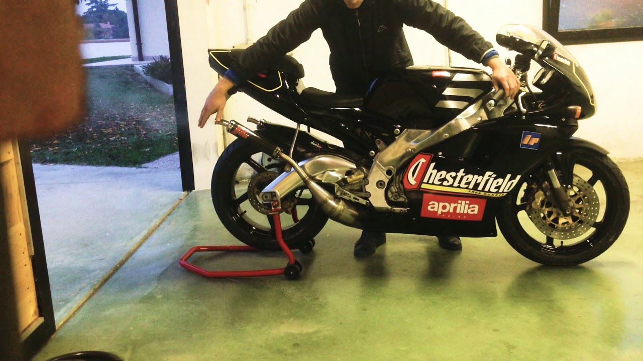 Aprilia rs 250 warm up - parte 1