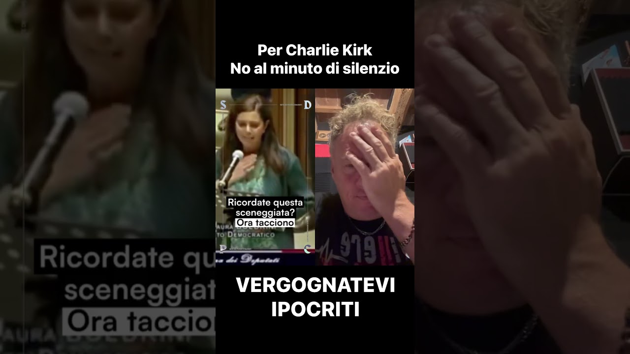 Robby Giusti -  L'ipocrisia di questa gente mi fa vergognare di essere Italiano !(13.09.25)
