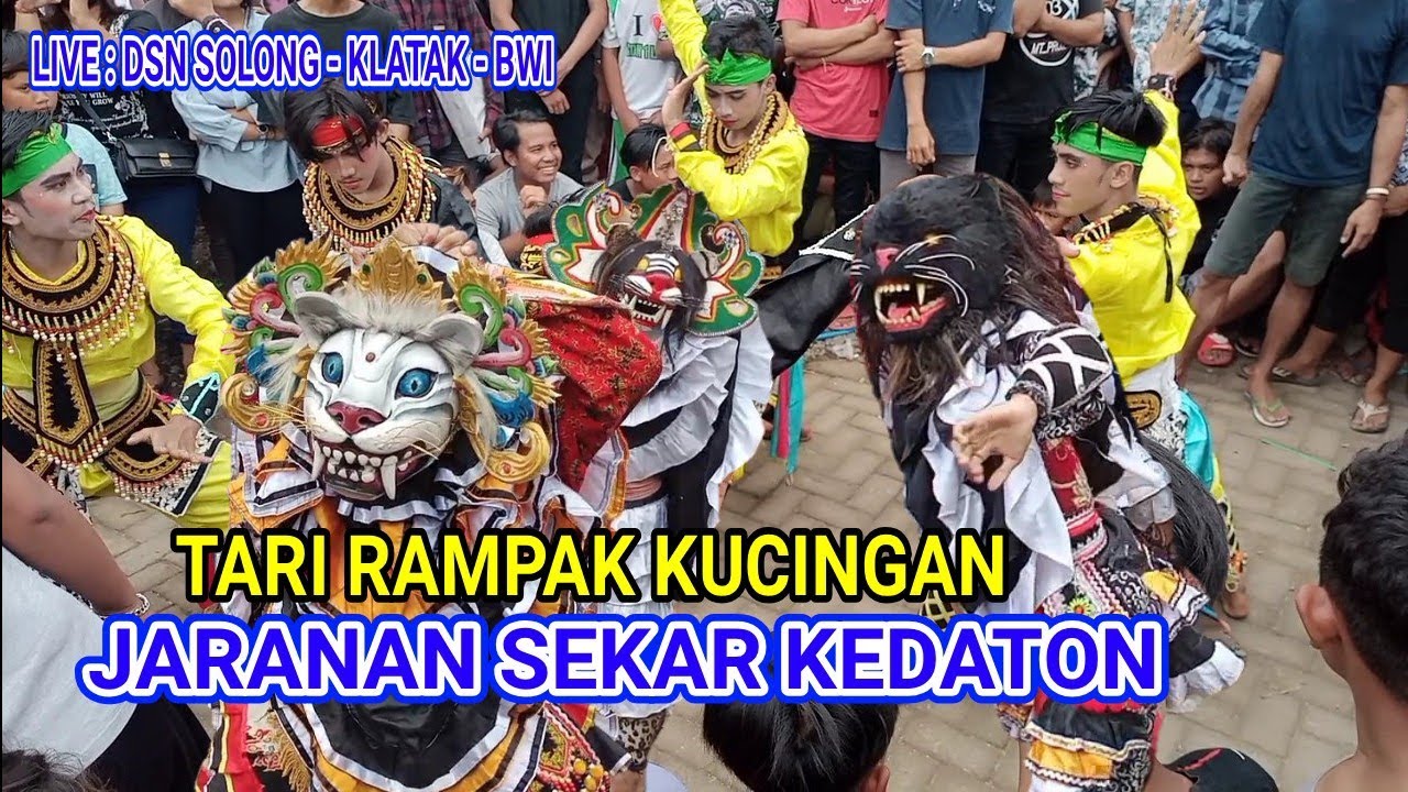 Fuull Penonton !! Tari Sampak Kucingan Jaranan Sekar Kedaton Live Dsn Solong Klatak Banyuwangi