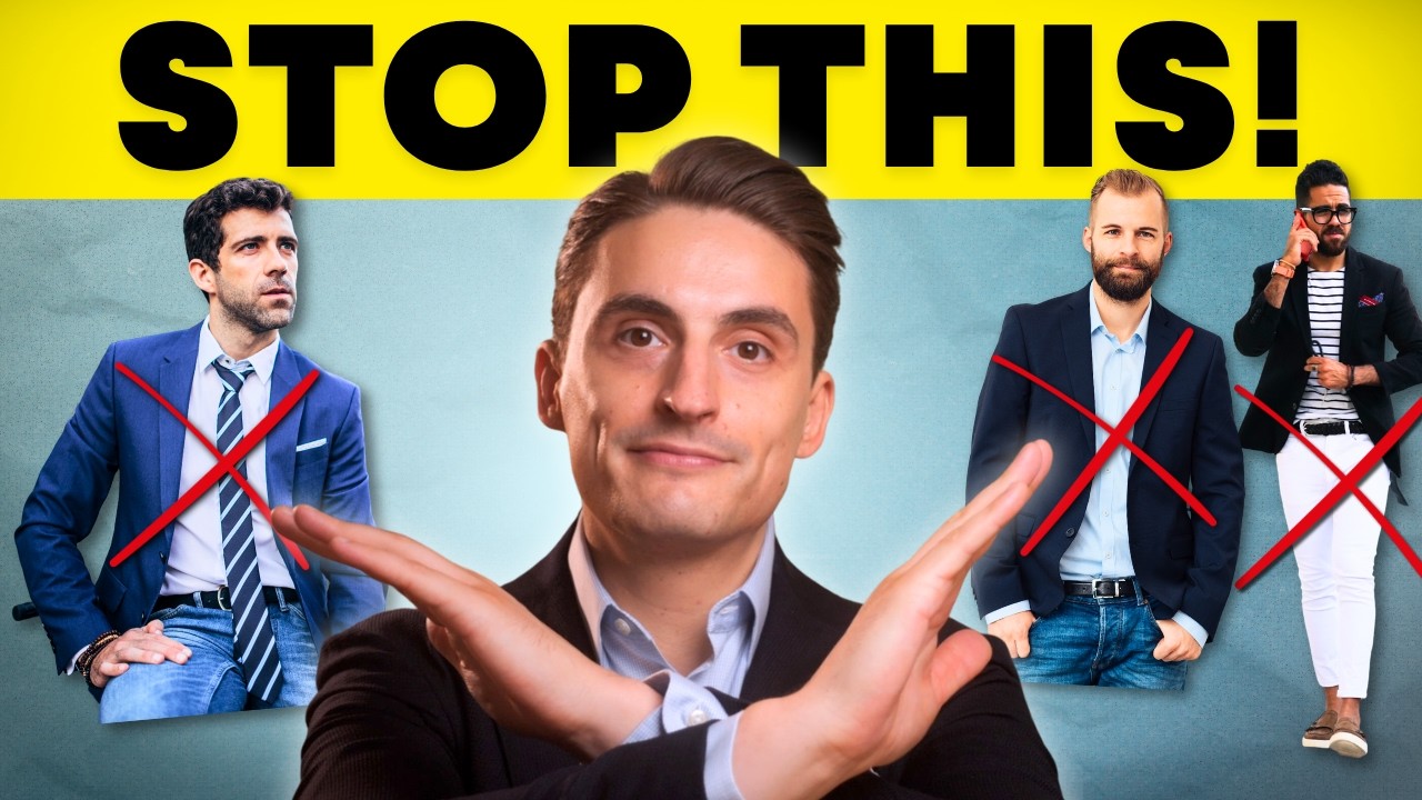 Style Mistakes Men Over 30 MUST Avoid!