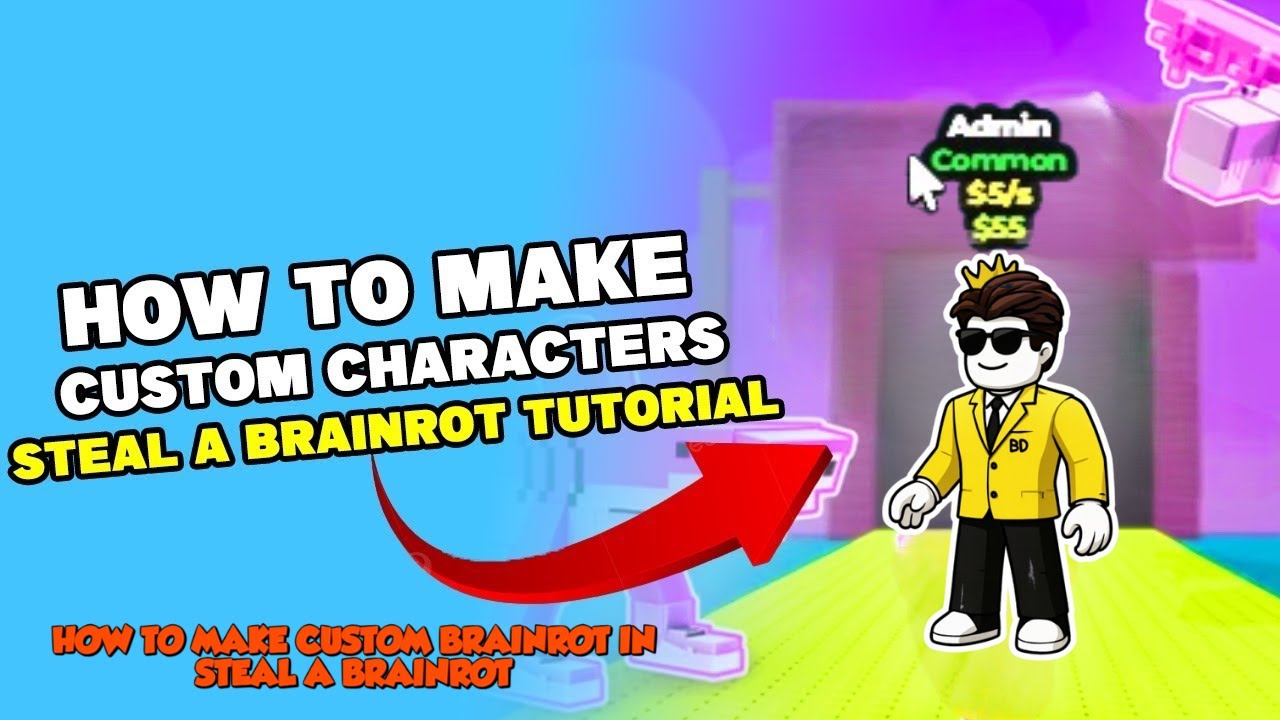 How To Make Custom Brainrot In Steal A Brainrot | How to make own avatar as brainrot | Uncopylocked