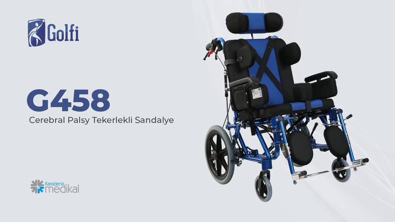 Golfi G458 Cerebral Palsy Tekerlekli Sandalye Tanıtım