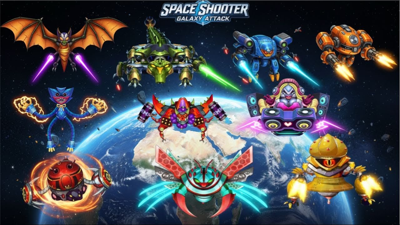 December Last Mini Earth Bosses | Space Shooter Galaxy Attack | Final Earth Mini Boss Fight