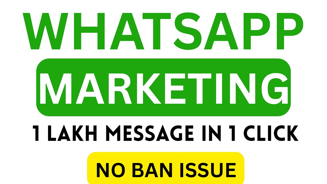 SEND 10 LAKH MESSAGES IN 1 CLICK WITH NO BAN ISSUE || WHATSAPP VIRTUAL BULK MARKETING