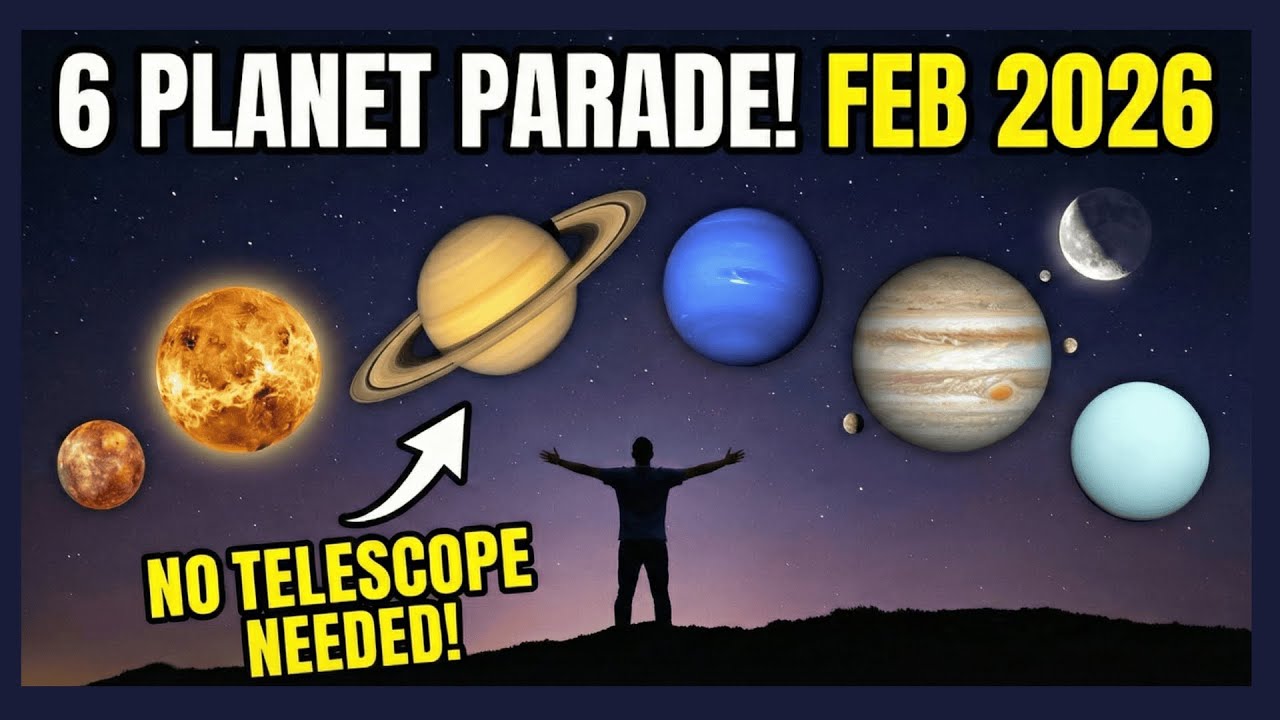 How to See the 6-Planet Parade in 2026 (No Telescope Needed)