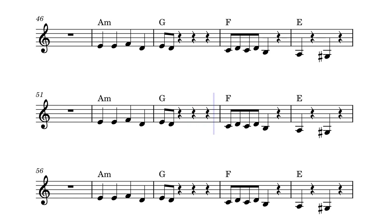 Am G F E T120 treinar Cifras